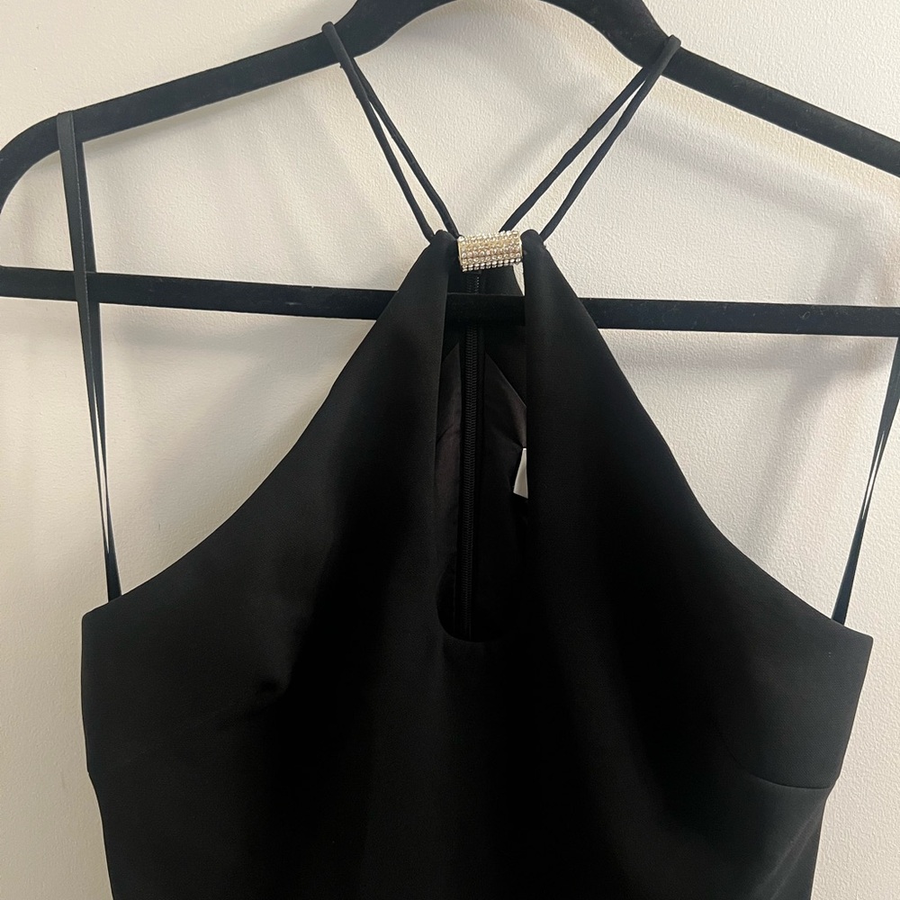Halston NWT Size 0 Jump Suit in Black